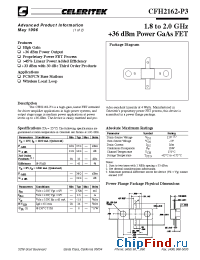 Datasheet CFH2162-P3 manufacturer Mimix